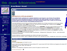 Tablet Screenshot of ileauxmoines.fr